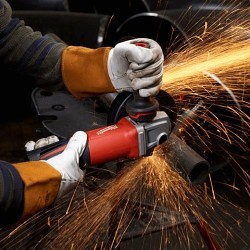 Milwaukee® 6161-31 Electric Angle Grinder, 6 in Wheel Dia, 5/8-11 in, 120 VAC, For Wheel Type: Type 27, Paddle Switch