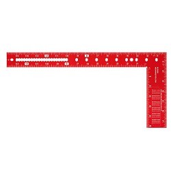 Milwaukee® MLSQ024 Framing Square, Graduations: 8th, 10th, 12th, 16th, Aluminum