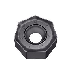 Mitsubishi Materials USA 10539811 Milling Insert, Carbide, Manufacturer's Grade: VP15TF, Steel, Stainless Steel, Cast Iron, Hard Materials, Super-Alloys / Titanium Material Application
