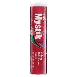 Mystic 122-665005002080 High Temperature Grease, 14 oz Container, Cartridge Container, Red, -10 to 325 deg F