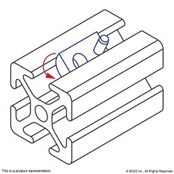 OFFM/3842 Special Nut, Metric, M8 x 1.25, Bright Zinc Plated