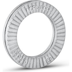 Nord-Lock 1219 Lock Washer, Metric, 6 mm Nominal, Nord, Zinc Plated