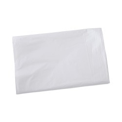 Can Liner, 16 gal, 32 in Length, 24 in Width, Polyethylene, White