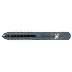 OSG 1122700 101 General Purpose Straight Flute Hand Tap, Right Hand Cutting, 1/2-20 Thread, H3 Thread Limit, 5P Taper Chamfer, 4 Flutes, Bright, HSS