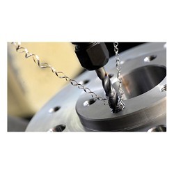OSG 1650502808 Spiral Flute Tap, Right Hand Cutting, 7/16-14 UNC Thread, H5 Thread Limit, 2.5P Modified/Semi-Bottoming Chamfer, 3 Flutes, V-Coated, VC-10, No Through Coolant