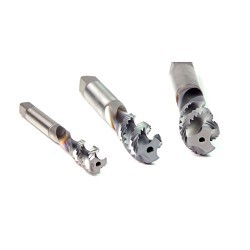 OSG 1650507408 Spiral Flute Tap, Right Hand Cutting, 1-1/4-7 in, H10, Modified Bottom Chamfer, Right Hand, 4 Flutes, V Coated, VC10, Through Coolant (Yes/No): No