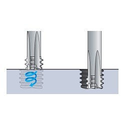 OSG A Brand® AT-2 1664500811 End Cutting Thread Mill, 13 TPI Thread, 3-1/2 in Overall Length, 4 Flutes, 3/8 in Shank Dia