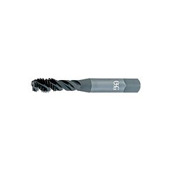 OSG 1732801 Spiral Flute Tap, 5/16-18 in, H3, 2.5-3.5P Chamfer, 3 Flutes, Steam Oxide, High Speed Steel, Through Coolant (Yes/No): No