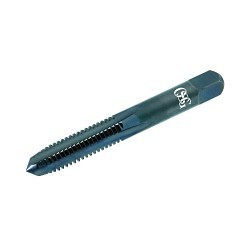 OSG 1122700 101 General Purpose Straight Flute Hand Tap, Right Hand Cutting, 1/2-20 Thread, H3 Thread Limit, 5P Taper Chamfer, 4 Flutes, Bright, HSS