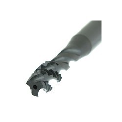 OSG HY-PRO® 2994301 Spiral Flute Tap, Right Hand Cutting, M8 x 1 mm, D11, Modified Bottom Chamfer, Right Hand, 3 Flutes, Steam Oxide, High Speed Steel-E, Through Coolant (Yes/No): No
