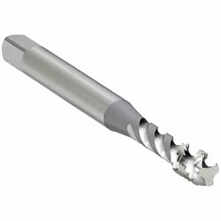 OSG HY-PRO® 2994301 Spiral Flute Tap, Right Hand Cutting, M8 x 1 mm, D11, Modified Bottom Chamfer, Right Hand, 3 Flutes, Steam Oxide, High Speed Steel-E, Through Coolant (Yes/No): No