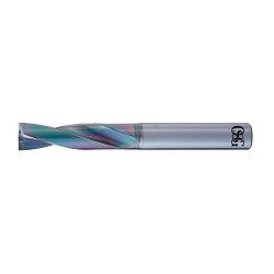 OSG A Brand® ADFO 3334442 5720 Advanced Performance Flat Stub Length Screw Machine Drill Bit With Through Coolant, 15.1 mm Drill - Metric, 0.5945 in Drill - Decimal Inch, Carbide, EgiAs Coated
