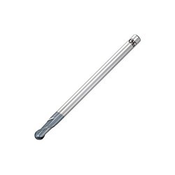 OSG EXOCARB® WXL® 36100111 Ball Nose End Mill, 1/32 in Cutter Dia, 1/32 in Length of Cut, 2 Flutes, 1/4 in Shank Dia, 2-1/2 in Overall Length, WXL Coated