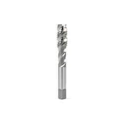 OSG 1432100 107 General Purpose Spiral Flute Tap, Right Hand Cutting, 1/2-13 Thread, H3 Thread Limit, 1.5P-2P Bottoming Chamfer, Right Hand Flute Direction, 3 Flutes, Bright, HSS