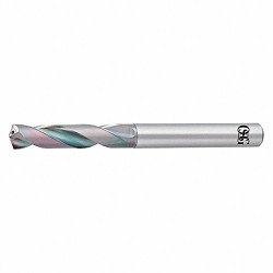 OSG OSG 650034211 Short Length Drill Bit, 11/32 in Drill Size - Fraction, 8.733 mm Drill Size - Metric, 0.3438 in Drill Size - Decimal Inch, Carbide, EgiAs, Applicable Materials: Ferrous and Non-Ferrous Metals