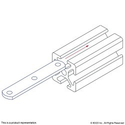 Special Nut, SAE, 1/4-20 in, Carbon Steel, Black Zinc Plated, Material Grade: C1010