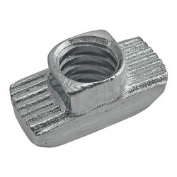 OFFM/14165 Special Nut, SAE, 1/4-20 in, Steel, Bright Zinc Plated, Material Grade: 1038