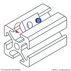 OFFM/3781 Special Nut, SAE, #10-32 in, Steel, Bright Zinc Plated, Material Grade: 1215