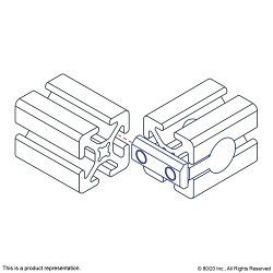 OFFM/3908 Special Nut, Metric, M8 x 1.25, Steel, Bright Zinc Plated, Material Grade: 1215
