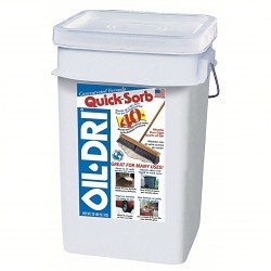 Oil-Dri® I05000G-G60 Loose Absorbent, 20 lb Container, Pail Container, Fluids Absorbed: Non Aggressive Fluids Such as Oil, Grease and Water