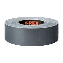 Duct Tape, 35 yd Length, 1.88 in Width, 17 mil Thickness, rubber Adhesive, Cloth Backing, Gunmetal Gray