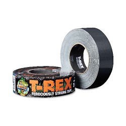 Duct Tape, 35 yd Length, 1.88 in Width, 17 mil Thickness, rubber Adhesive, Cloth Backing, Gunmetal Gray