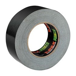 Duct Tape, 25 yd Length, 1.88 in Width, Black