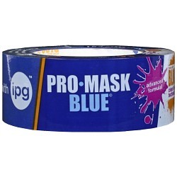 Masking Tape, 60 yd Length, 1-1/2 in Width, Blue