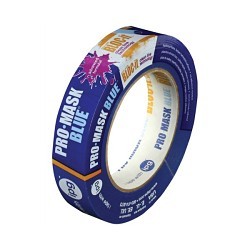 Masking Tape, 60 yd Length, 1 in Width, Blue