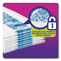 P&G Swiffer® PGC81790 WetJet System Refill Pad, 11.3 in Length, 5.4 in Width, Cloth, White