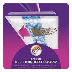 P&G Swiffer® PGC81790 WetJet System Refill Pad, 11.3 in Length, 5.4 in Width, Cloth, White