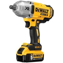 Dewalt® DCF899P2 Cordless Impact Wrench Kit, High Torque Drive, 1/2 in Square Drive, 2400 bpm, 1200 lb, 20 V, 8-3/4 in Overall Length, Battery Included: Yes