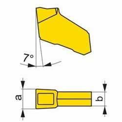 Pramet 6754342 Parting-Off Insert, ANSI Code: LFMX 3.1-.20TNM2:T8330, 3.1-.20 Insert, LFMX Insert, Material Grade: K, M, P, 0.122 in W Cutting, 7 deg Lead Angle, Neutral Lead Angle Direction, 0 deg Relief Angle, Carbide, Manufacturer's Grade: T8330