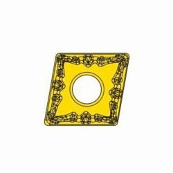 Pramet 6754185 Turning Insert, ANSI Code: CNMG 431-FM:T8330, CNMG Insert, Material Grade: H, K, M, N, P, S, 431 Insert, Diamond Shape, 12 Seat, Negative Rake, For Use On Hardened Steel, Cast Iron, Stainless Steel, Aluminum, Steel and Titanium/Super Alloys