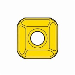 Pramet 6754693 Drill Insert, Squared Shape, 0502AP Insert, XPET Insert, 2.38 mm THK, 5.556 mm Inscribed Circle, Manufacturer's Grade: D8345