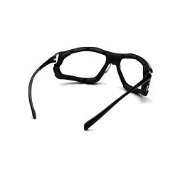 Pyramex® Proximity® SB9310ST Lightweight Safety Eyewear, H2X Anti-Fog, Clear Lens, Black, Polycarbonate Lens, ANSI Z87.1, CAN/CSA Z94.3-15, CE EN166, MIL-PRF 32432