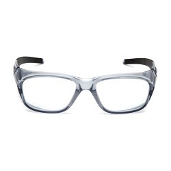 Pyramex® Emerge® Plus SG9810R25 Full Reader Eyewear, +2.5 Diopter, Clear Lens, Translucent Gray, Nylon Frame, Polycarbonate Lens, 100% UVA/UVB UV Protection, ANSI Z87.1, CAN/CSA Z94.3-15