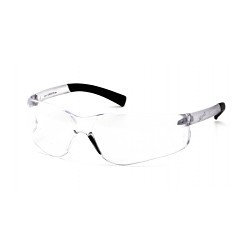 Pyramex Safety Products Ztek® Readers S2510R20 Safety Glasses, Anti-Scratch Lens Coating, Clear Lens, Frameless, Clear Frame, Polycarbonate Frame, Polycarbonate Lens, ANSI, CE, CSA Specifications Met, 137.5 mm W x 154 mm L