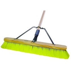 Quickie 2120509 Push Broom, 24 in Sweep, Polypropylene Bristle