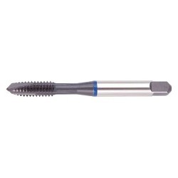 REGAL 030202TC Spiral Point Tap, Right Hand Cutting, #8-32, H3, Plug Chamfer, 3 Flutes, Black Oxide, High Speed Steel, Steel, Stainless Steel, Non-Ferrous, Cast Iron, Plastics, Through Coolant (Yes/No): No