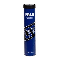 Rexnord® FALKLTG Long Term Grease, 14 oz Container, Cartridge Container, Grease Form, Dark Brown, -20 to 250 deg F