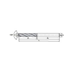 SUMITOMO MDW0850GS2 Drill Bit, 8.5 mm Drill