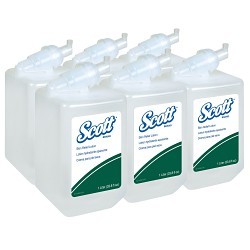 Scott® 35365 Skin Relief Lotion, 1 L, Bottle, Lotion, Unscented, White