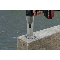 Simpson Strong-Tie® THD37600H6SS Screw Anchor, 3/8 in Dia, 6 in Overall Length, Hex Head Drive, 316 Stainless Steel, 2-3/4 in Minimum Embedment Depth