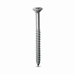 Simpson Strong-Tie® TTN25334PFSS Screw Anchor, 1/4 in Dia, 3-3/4 in OAL, Flat/Phillips® Head Drive, 410 Stainless Steel, 1 in D Min Embedment