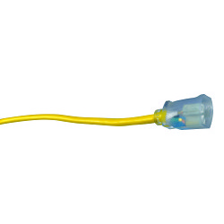 Southwire® 449784 Extension Cord, 125 VAC, 15 A, 12/3 AWG, 50 ft Cord, 3 Conductors