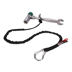 Squids® 19204 3100-100PK Standard Tool Lanyard, For Use With Single Carabiners, 10 lb Working Capacity, Nylon, Black