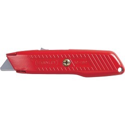 Stanley® Black & Decker Stanley® 10-189C Utility Knife, Self Retracting Safety Blade, 5/8 in Blade Width, Metal Blade