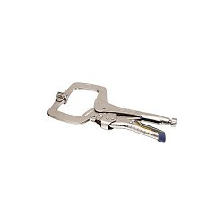 Stanley® Black & Decker Irwin® Vise-Grip® 11SP Locking Clamp, Nickel Plated, 2-5/8 in Throat Depth, 3-3/8 in Jaw, Heat Treated Alloy Steel