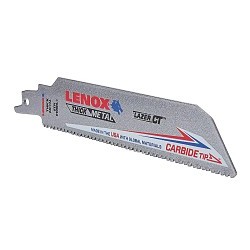 Stanley Black & Decker® Lenox® 2014223 Reciprocating Saw Blade, 6 in Length, 1 in Width, 8 TPI